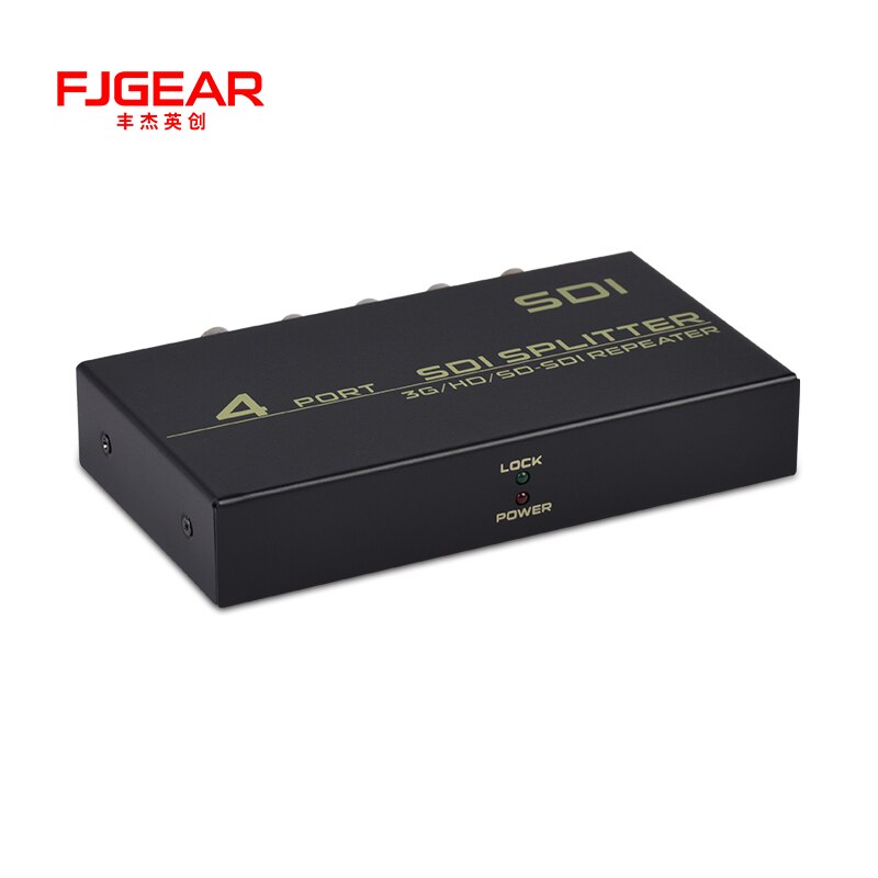 SDI Splitter 1x4 Multimedia Split Extender Full HD 1080P SDI 4 Ports Splitter SD-HD 3G-SDI for TV SDI Camera
