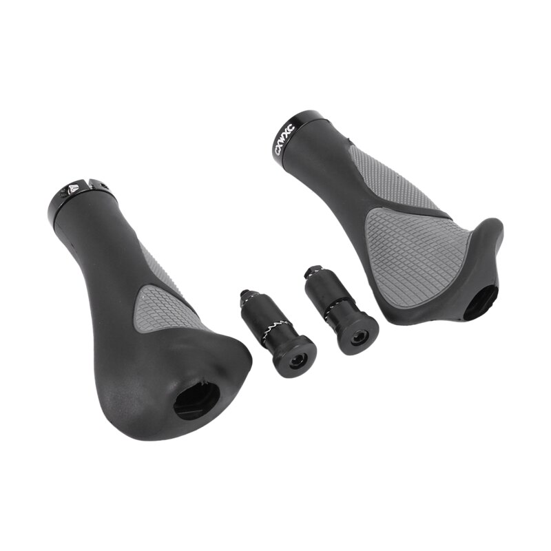 Ergonomic Bike Handlebar Grips 19mm Soft Rubber Non-Slip Grips Double Lock Comfortable Long Rides Suitable Road Bikes Bmx Mountain Perfect Cycling Enthusia