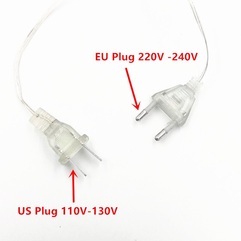 10m 100 lysdioder 110v 220v ip44 utomhus flerfärgade led slingljus julbelysning bröllopsfest dekoration luces led