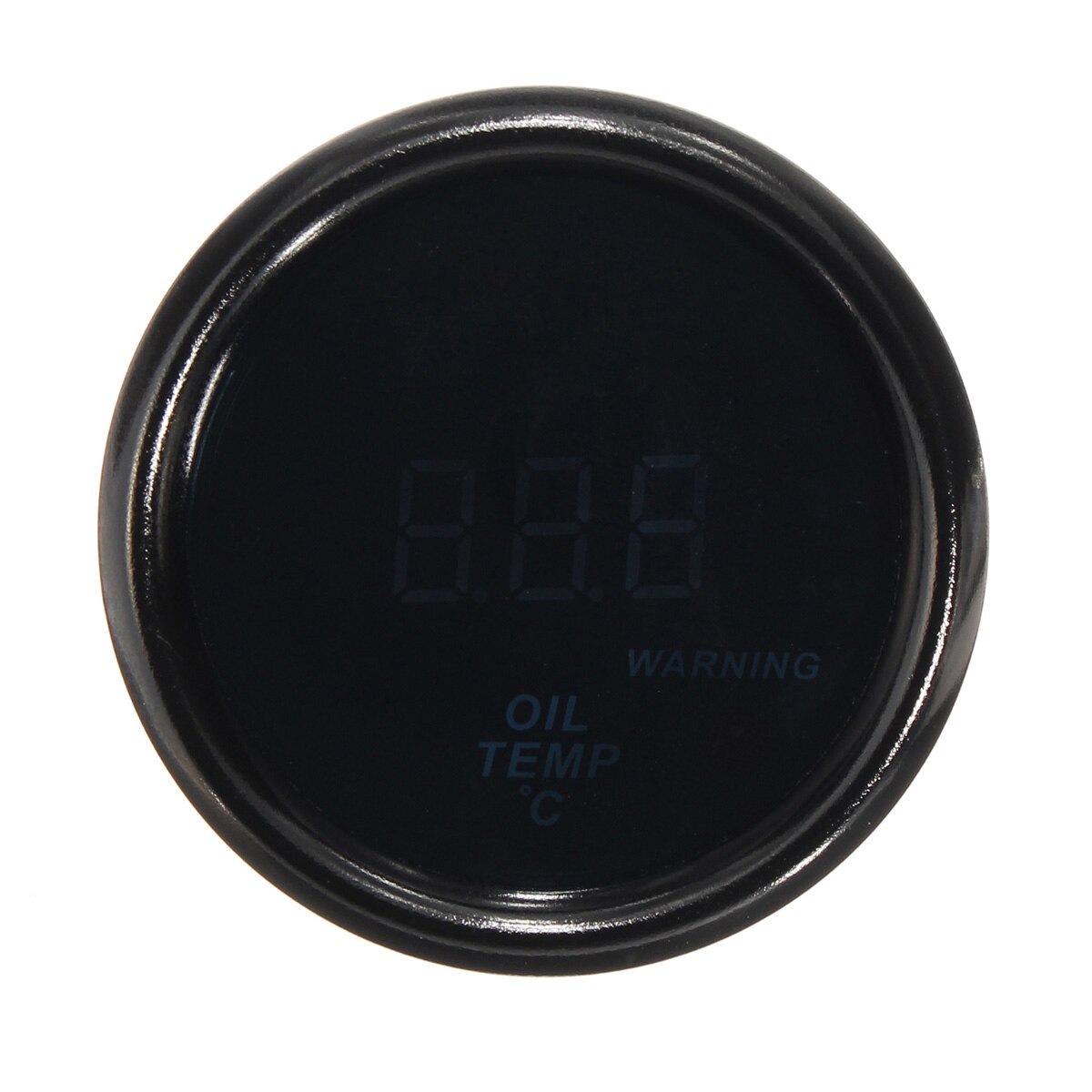 12v 2 tommer 52mm 20-140 oljetemperaturmåler digitalt led-display svart front bilmåler med sensor