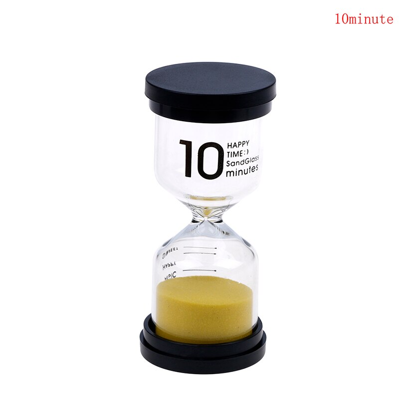 1pc Home Ornament Desktop Sand Clock Timers 10 Minute/15 Minutes/30 Minutes Hourglass Timer For Children Brush Teeth: 10 Minutes