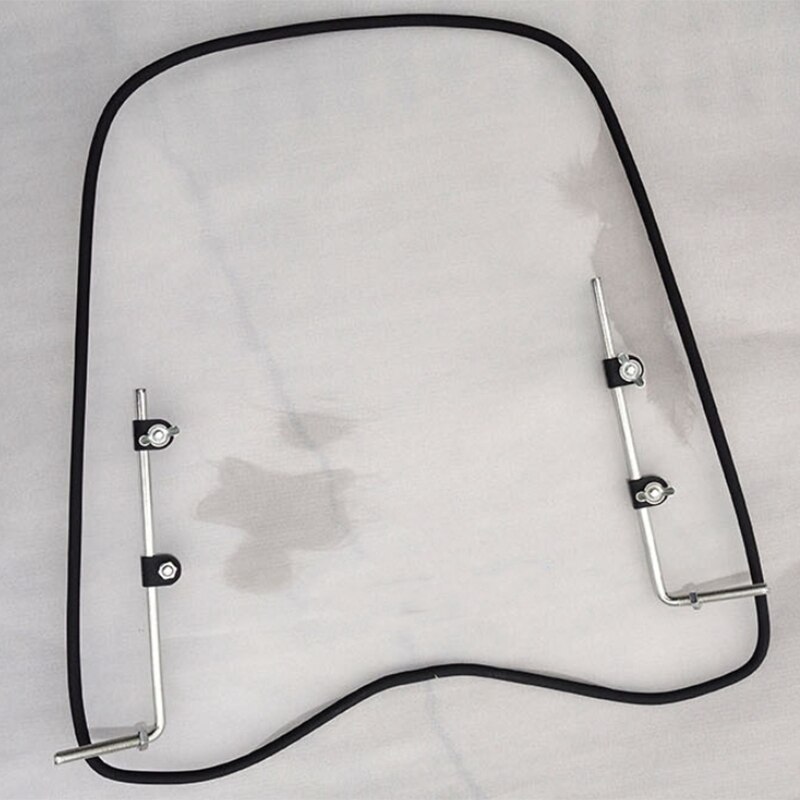 Motorfiets windscherm verlengspoiler windscherm verbreed rand winddeflector voor universele motorfiets