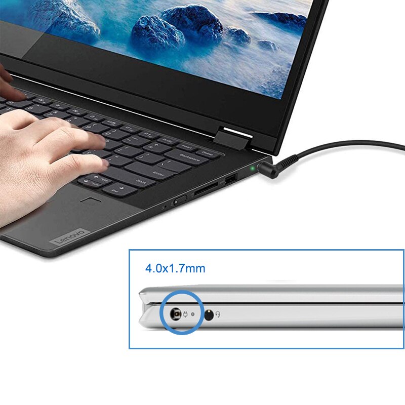 20v 3.25a 65w 4.0x1.7mm ac adaptador carregador de energia para lenovo flex 4 5 6 series flex 4 1470 1580 gx20k11838 ideapad 710s 710 510s