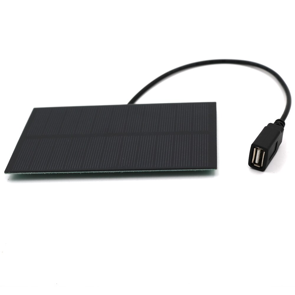 5V 300mA Output Usb 5.5V 1.65W Solar Battery Charger Usb Vrouwelijke Poort Lading Regulators Solar Panel 3.7V 18650