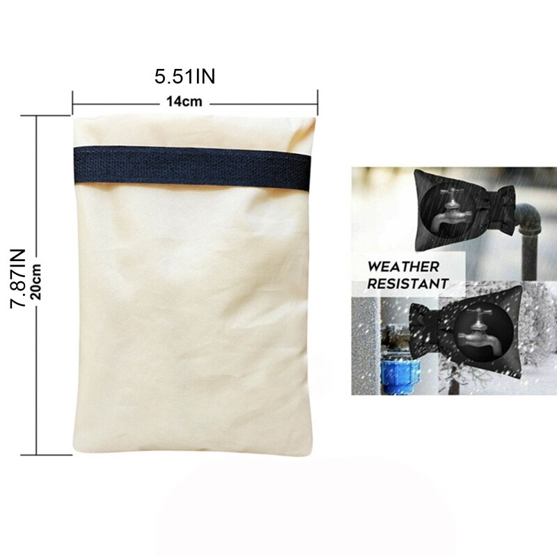 Winter buitenkraan afdekking beschermer herbruikbare kraan isolatie sokken 54dc