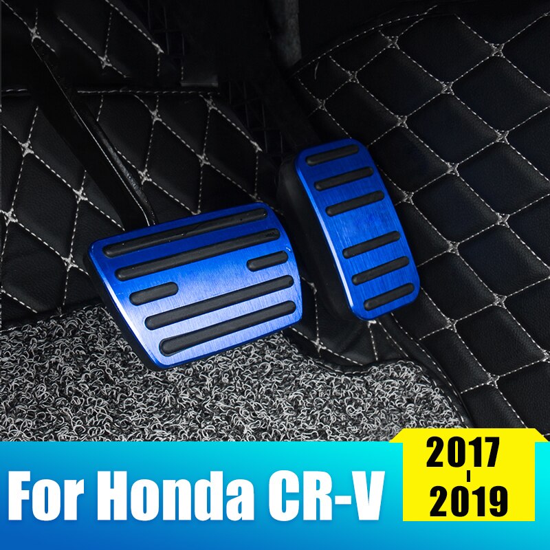 Aluminum alloy Car Accelerator Gas Pedal Brake Pedal plate Cover For Honda CR-V CRV