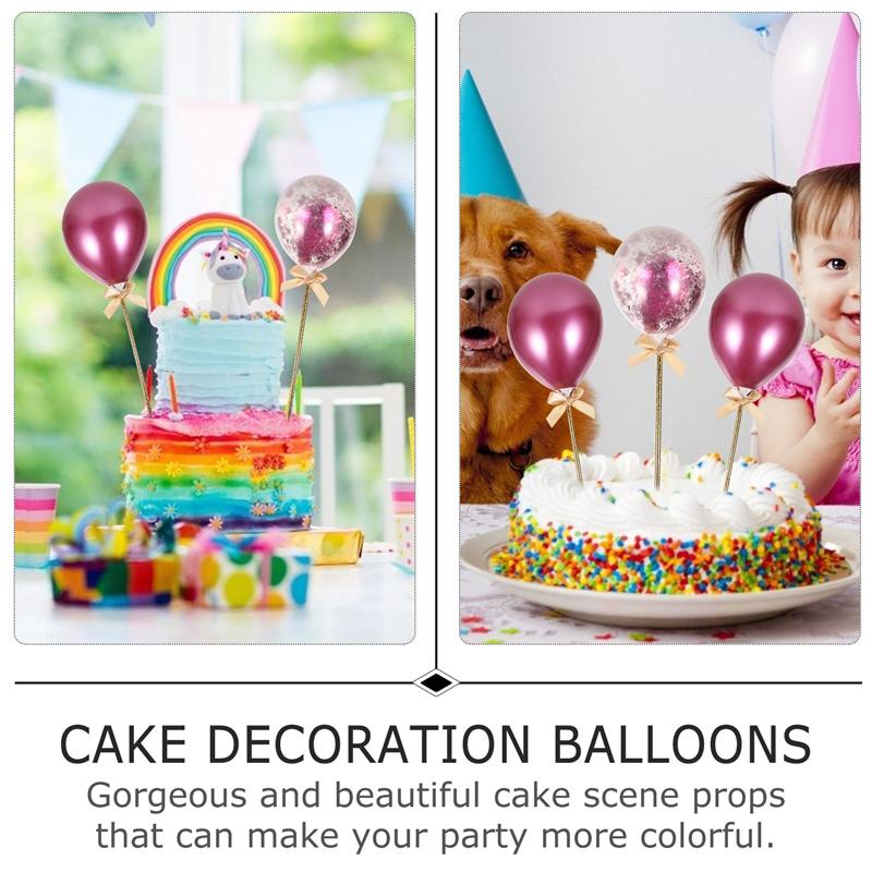 1 Set Cake Toppers Cake Decoratie Cake Ballon Topper Ballon Taart Cupcake Topper Taart Partij Decoratie Benodigdheden