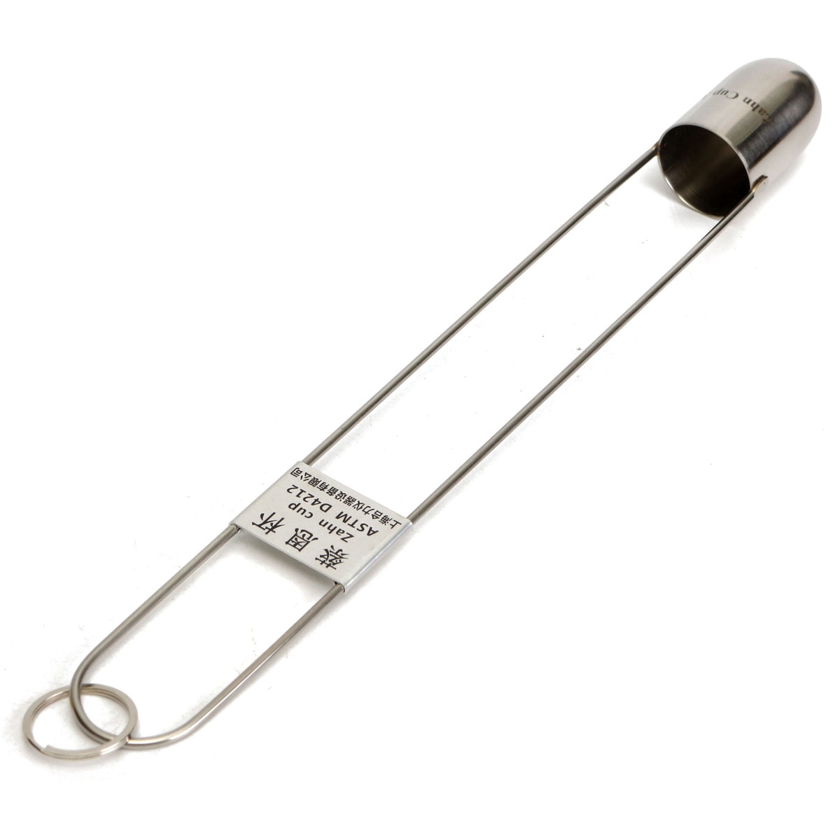 1Pcs Zahn 3# Ink Viscosity Cup 345mm 44ml Stainless Steel 3 Paint Very Precise Ink Viscosity Cup