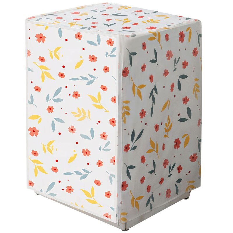 Tarpaulin Waterproof Washing Machine Cover Thickening Sunscreen Dust Cover Pulsator Geometric Blending