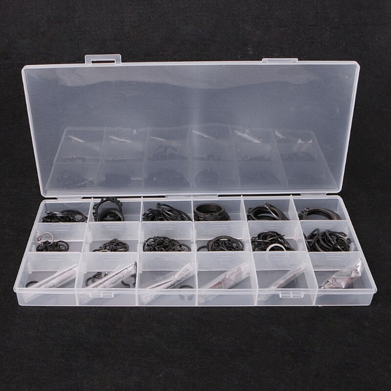 300 PCS Circlip Set External Retaining Cir Clip Circlips Snap Ring Assortment