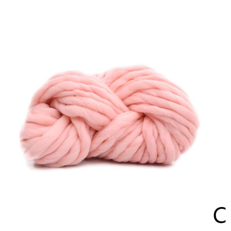 arm knitting yarn Chunky Wool Yarn Super Soft Bulky Arm Knitting Wool Roving Crocheting knitting accessories bags DIY: C