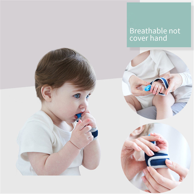 Baby Silikon Molaren Finger Hülse Daumen Kinder Anti-biss Zahnen Spielzeug Infant Atmungsaktive Daumen Ärmeln Zähne Pflege