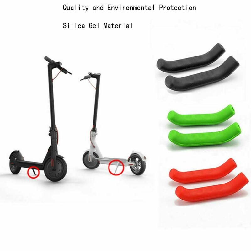 Cubierta protectora de manija de freno para patinete eléctrico Xiaomi M365, accesorios para bicicletas, cubiertas universales antideslizantes para ciclismo, 2 uds.