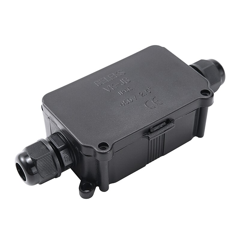 1pc IP66 Waterproof Junction Box Plastic Enclosure Case Outdoor Electrical Cable Wire Connector Accessories