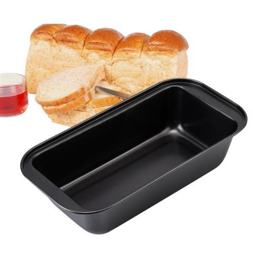 Non-stick kolstål tårta bröd limpa bakform rektangulär ost toast form: Default Title