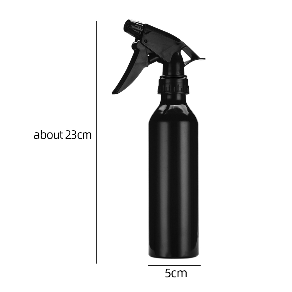 Portable Aluminum Sprayer Spray Bottle Garden Flowers Mini Spray Bottle Water Sprayer Tool Hand Pressure Trigger Sprayer Bottles: Black