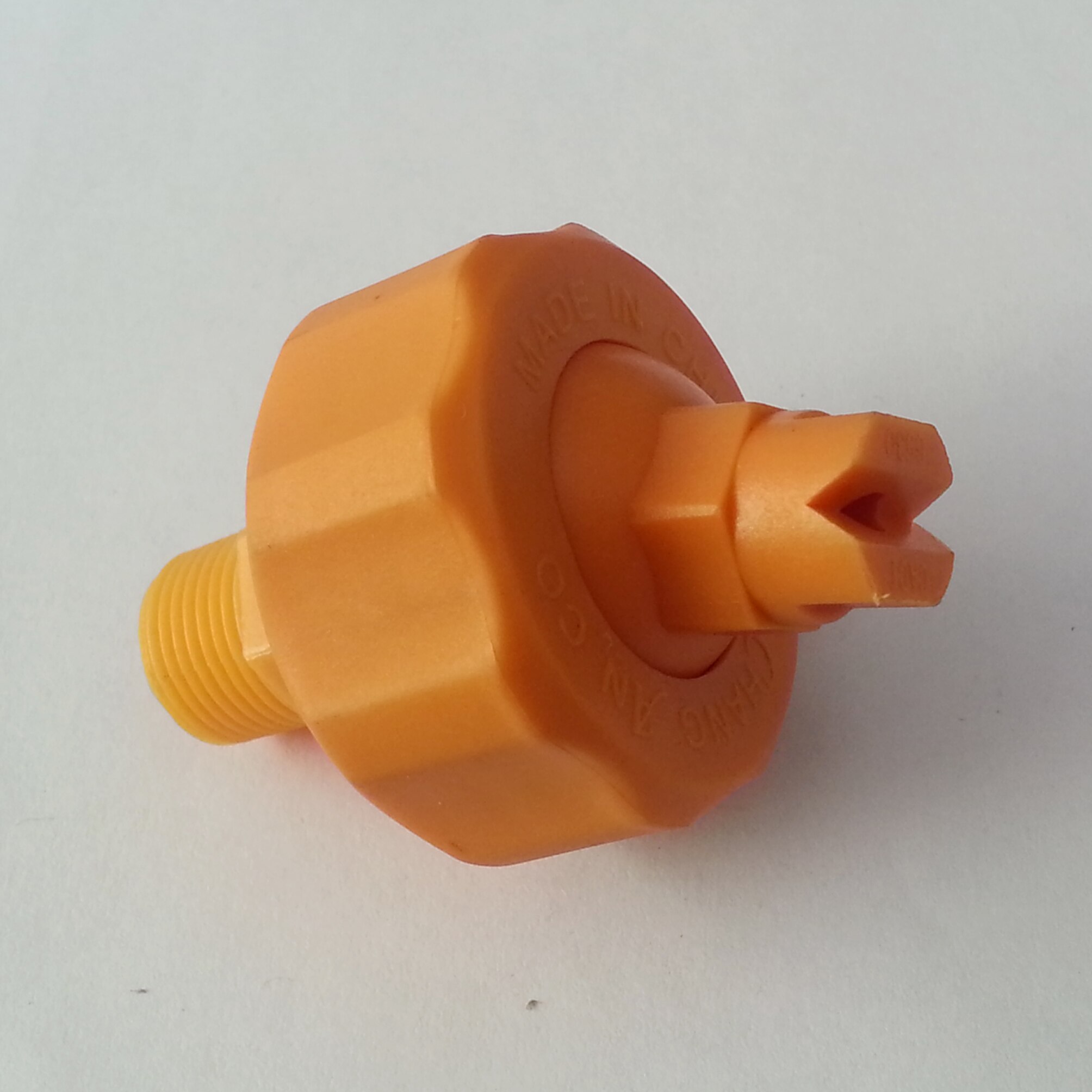 1/4" 3/8" 1/2"PP Plastic adjustable ball flat fan spray nozzle