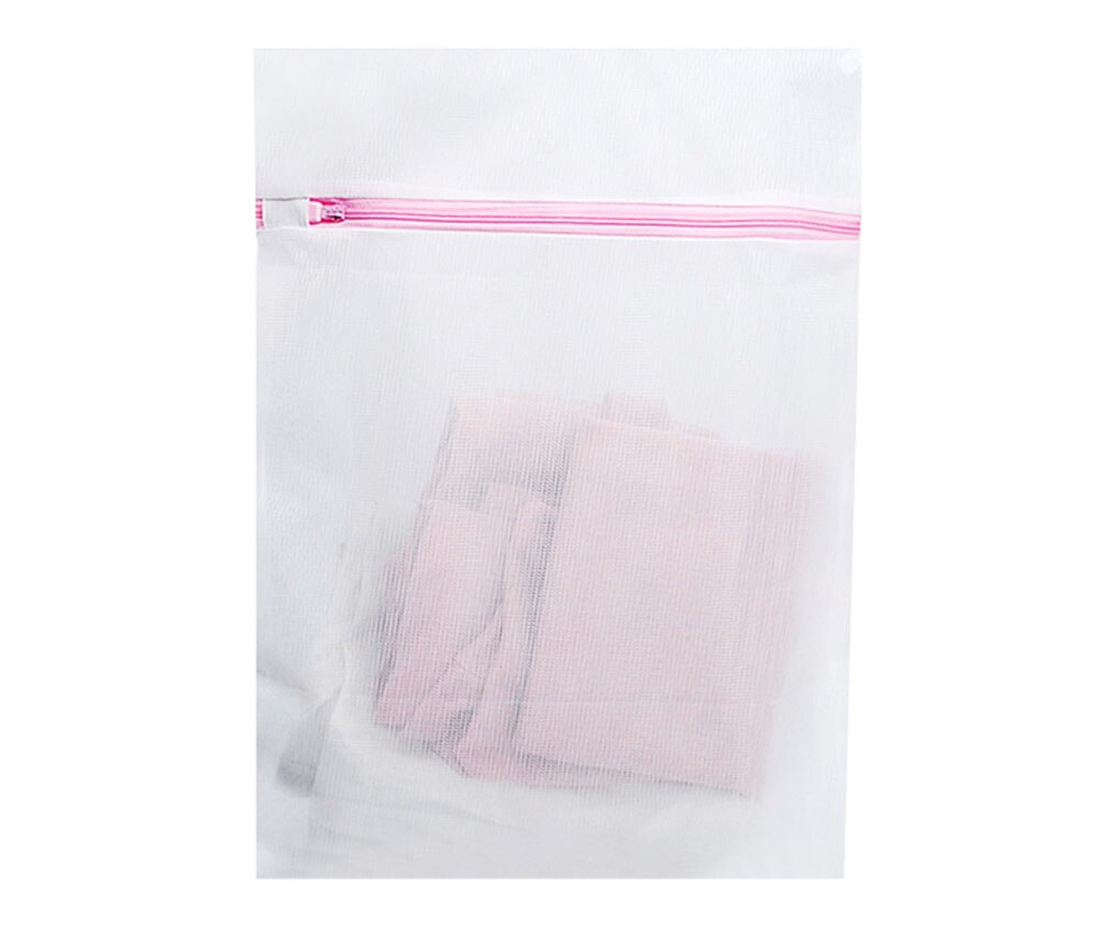 4 Size Mesh Laundry Bag Polyester Home Organizer Coarse Net Laundry