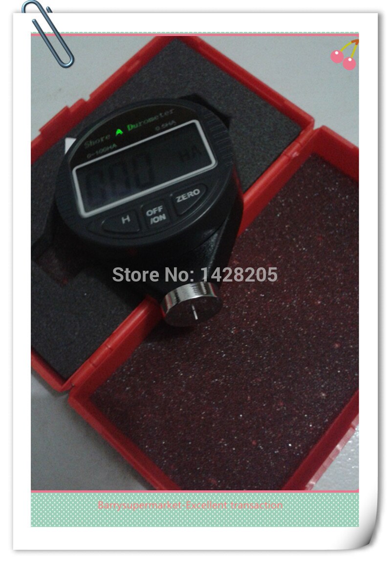 Durometer 0~100HA Dial Scale Rubber Portable Handheld Shore A Digital LCD Display Hardness Meter Tester