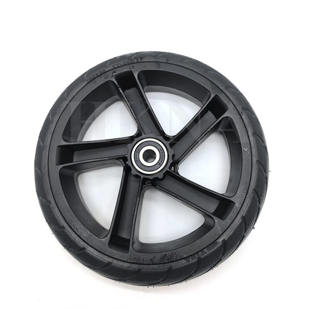Roue arrière solide 8 pouces 200x50 pour Scooter électrique Xiaomi Ninebot Segway ES1 ES2 ES3 ES4, pièces antidéflagrantes: wheel