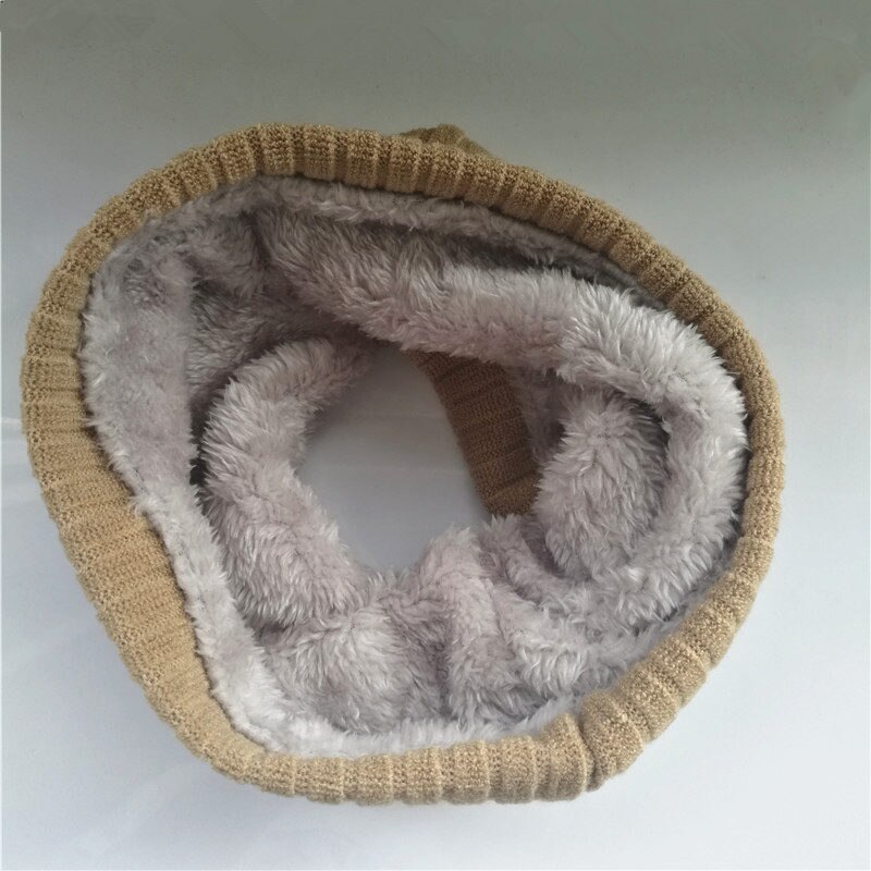 Nieuw solid Sjaal Voor Kinderen Warm Baby Sjaals Meisjes Winter Sjaal Voor Kinderen Wollen Kraag Sjaals: Camel