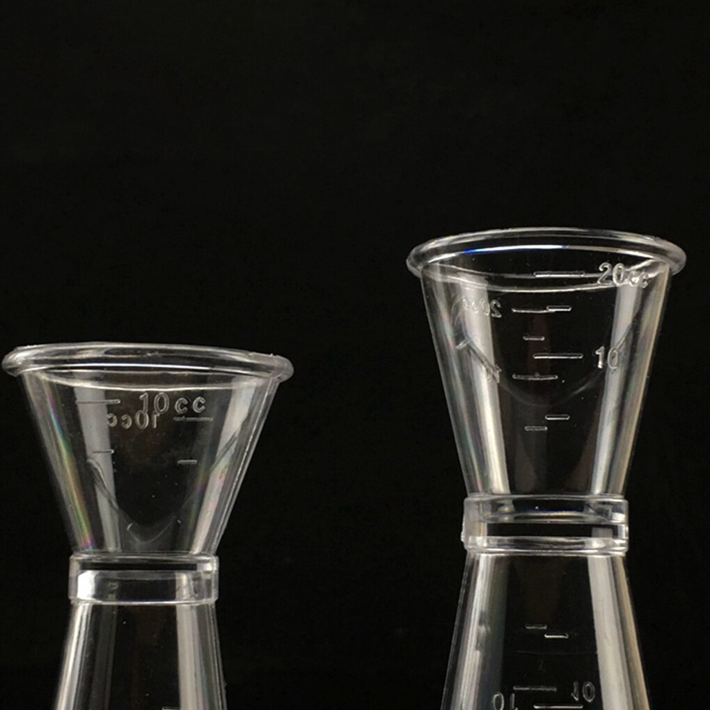 Double Clear Cocktail Measure Cup For Home Bar Party Useful Bar Accessories Drink Measurement Measure Cup Cocktail Shaker Jigger
