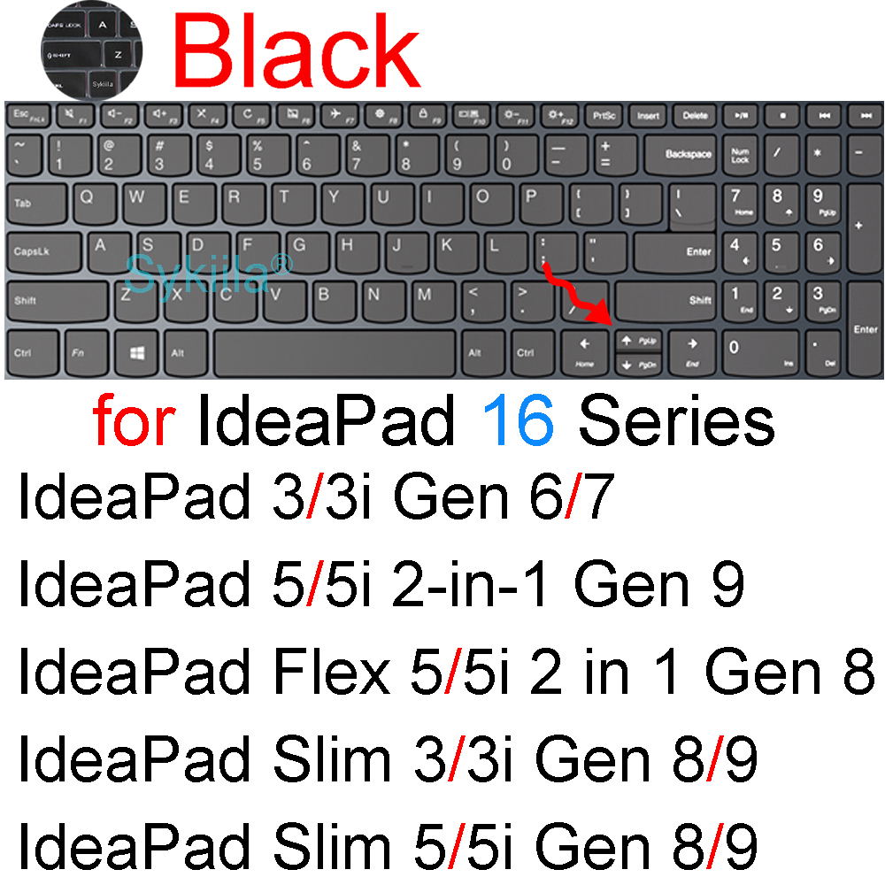 Tastaturabdeckung für Lenovo IdeaPad 3 schlank 3i Profi 5 biegen 5i 1 1i Gen 9 8 7 6 14 15 15,6 16 17 Silikon-Schutzhülle: Lila