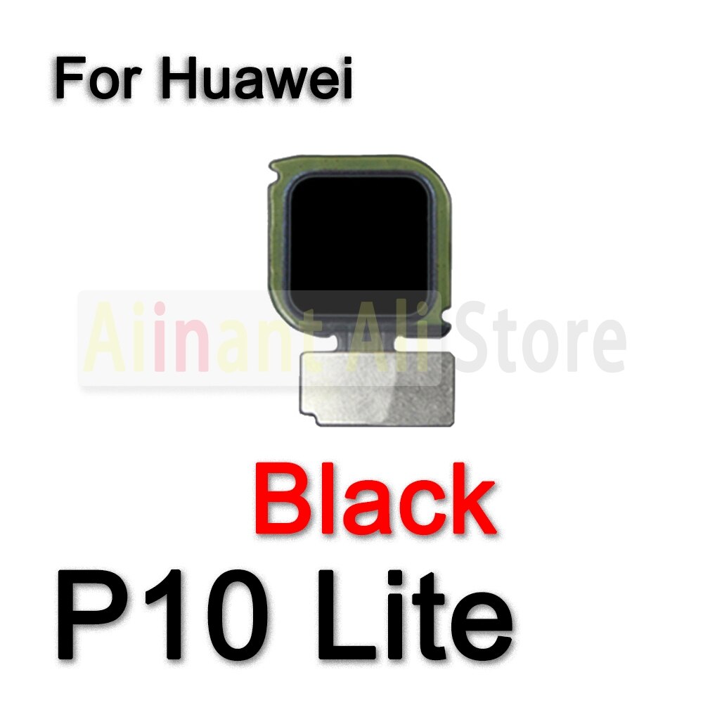 Original Zurück Heimat-Geschmack Fingerabdruck Sensor biegen Kabel Für Huawei P 10 20 30 P10 P20 P30 Lite berühren Ich würde Fingerabdruck biegen Kabel: P10 Lite Schwarz