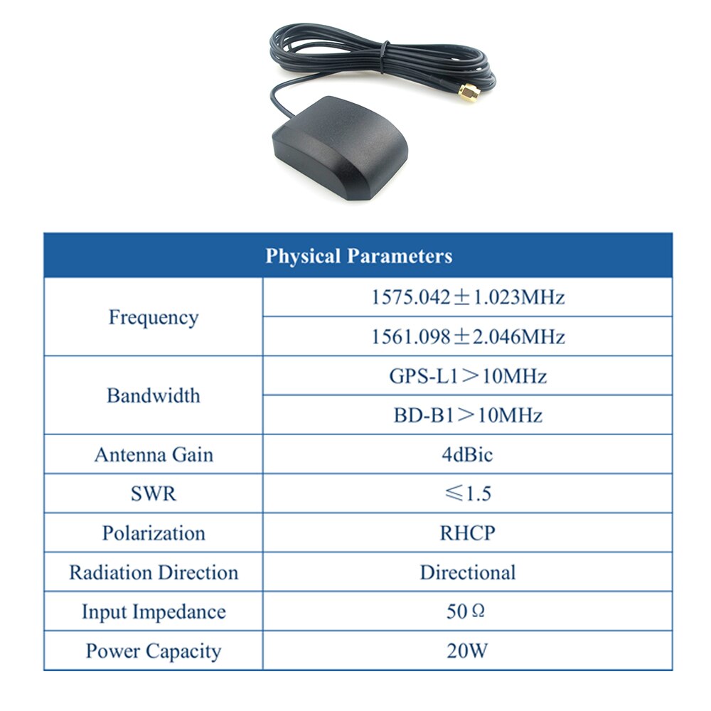 Auto GPS Antenna Beidou Positioning Navigation Antenna SMA Male Directional Antena FAKRA Car Position Aerial TXGB-AZ