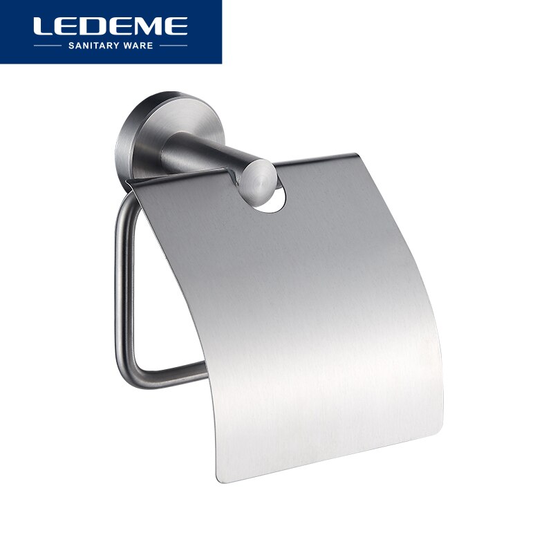Ledeme Toiletpapier Rolhouder Wandmontage Cup Bad Accessoires Toiletpapier Stand Houder Waterdicht L71703