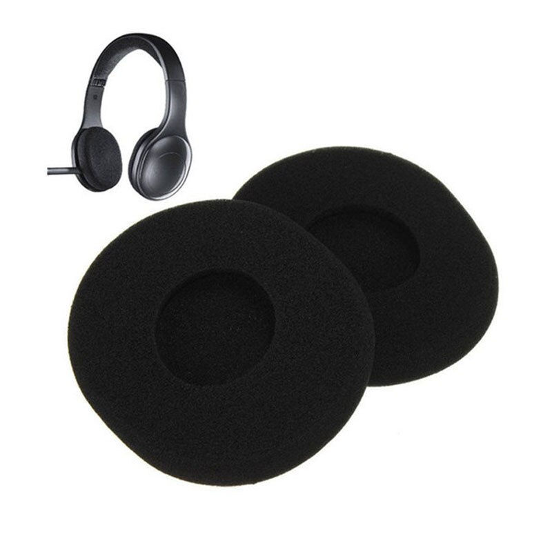Sopii logitech  h800 75 x 65mm korvatyynyt kuulokkeet hiha pää palkki sieni pehmuste nahka kuulosuojaimet