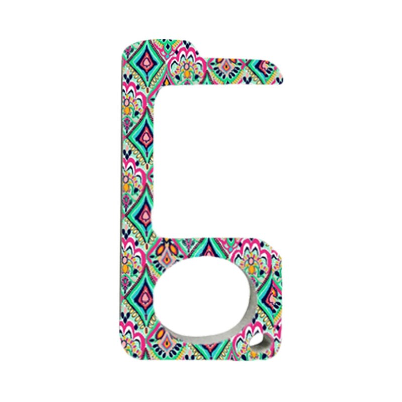 Portable Non-Contact Door Opener Stylus Elevator Keychain Tool Hygienic Keychain Open Doors Press Elevator Button Tool: A