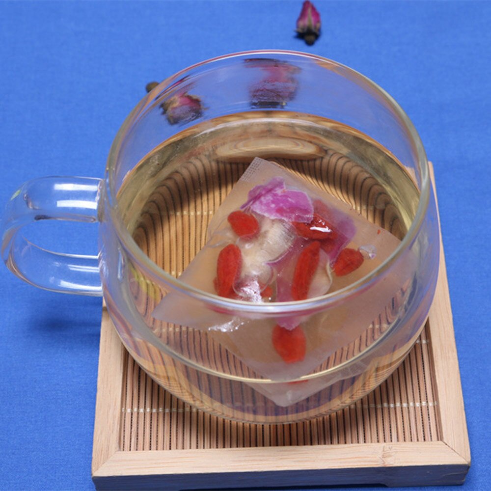 100pcs tea bags empty fragrant tea bags sealed filter paper bulk tea drawstring fiber bag filter, boiled herb spice coffee bag