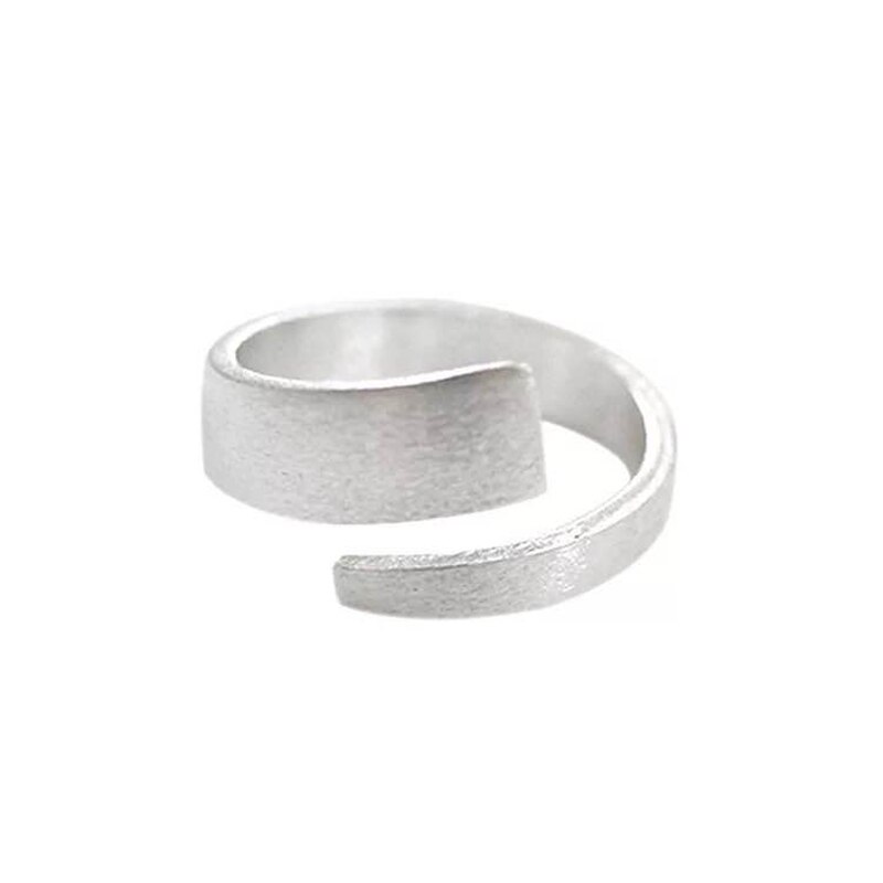 DreamySky Echt 925 Sterling Silber Big Ringe Für Frauen Hochzeit Engagement Schmuck Große Runde Antike Open Finger Ringe Bijoux