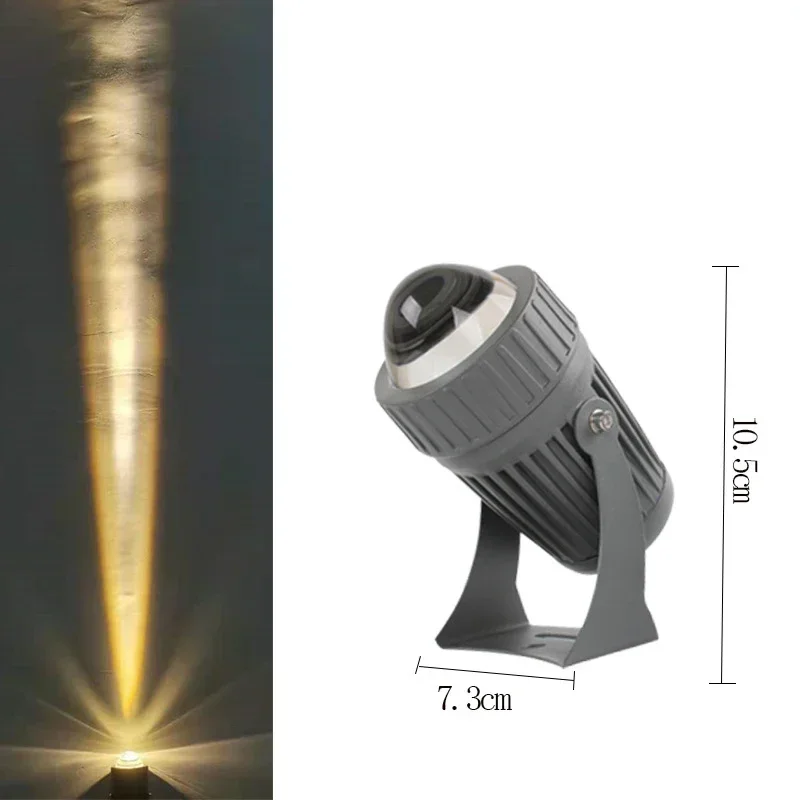 Outdoor LED Garden Wall Spotlights 10W Landscape Lighting AC220V Red Green Blue IP65 Waterproof One Beam Lights: Warm White