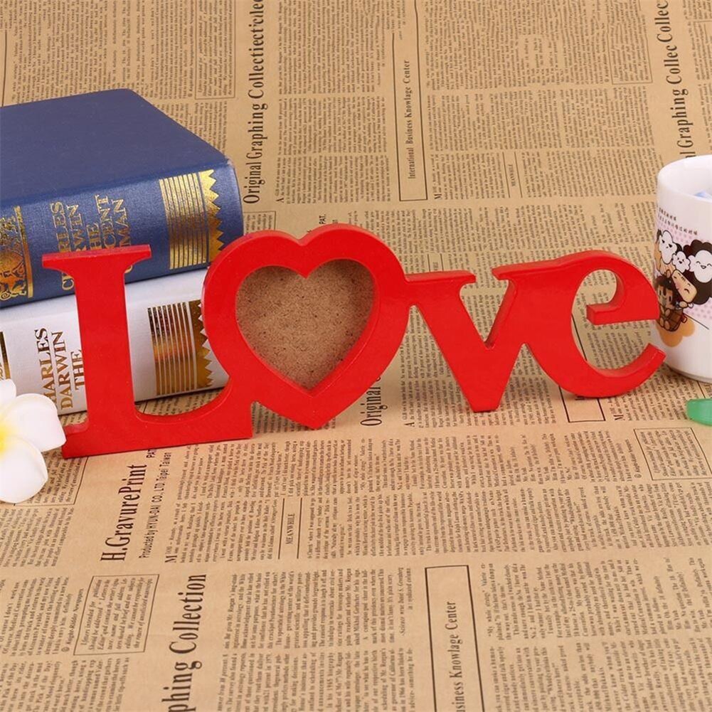 Love Photo Frame Birthday Valentine's Day Romantic Home Decor