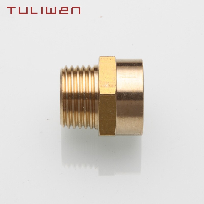 1/2” G Thread (BSP) Female to 1/2” NPT Male Connector BSP to NPT Adapter 1/2 Inch Industrial Metal Brass G Thread to Fittings