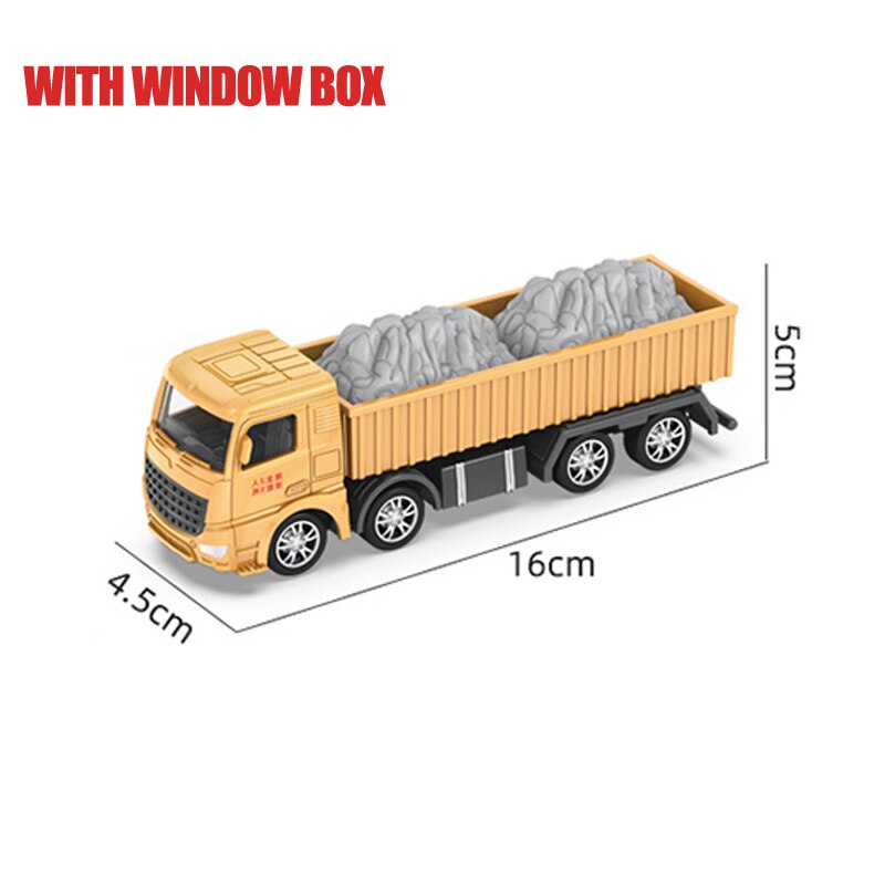 Legering Techniek Auto Vrachtwagen Speelgoed Voor Jongens Xmas Verjaardag Bulldozer Graafmachine Heftruck Voertuigen Kinderen Onderwijs Speelgoed Juguetes: Big Truck