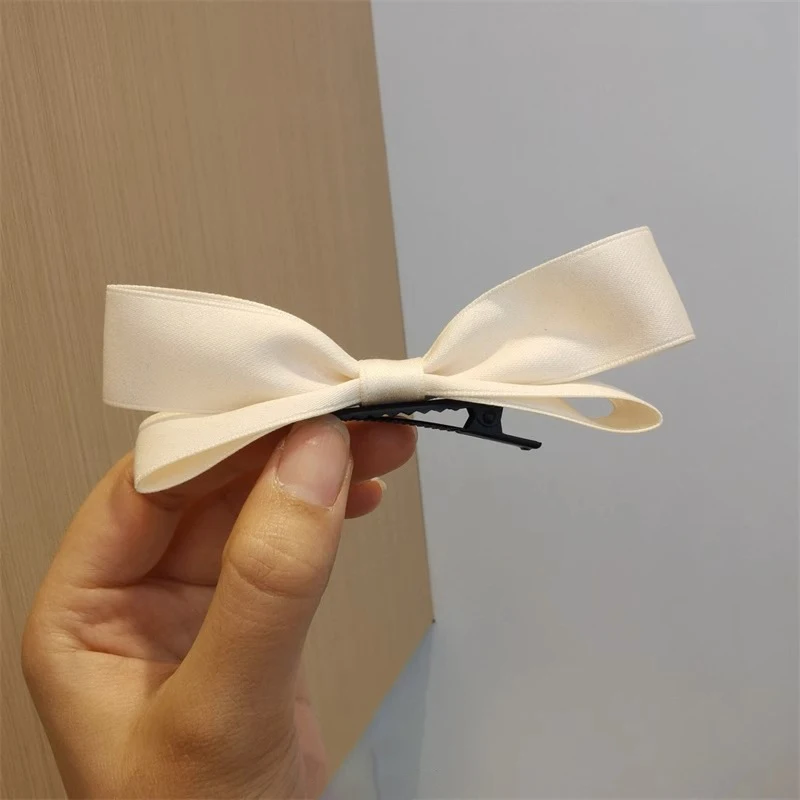 Niedliche stereoskopische rosa schwarze Schleife Haarnadel Haar-Seitenklammern für Frauen Mädchen Art freundlicher Stirnband für Haarschmuck Kopfbedeckung: Lavendel