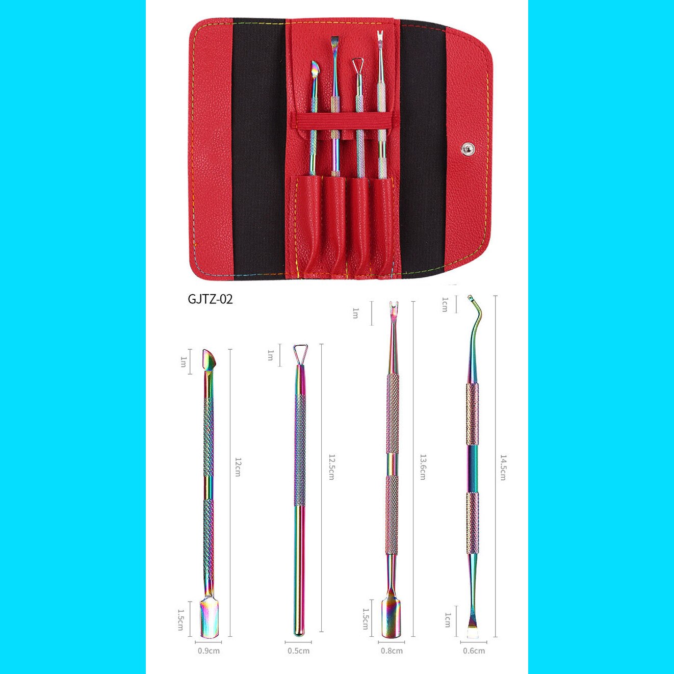4/8Pcs Nail Tools Sets Steel Nail Clippers Pedicure Kit Multifunctional Portable Manicure Cutter Nail: 02