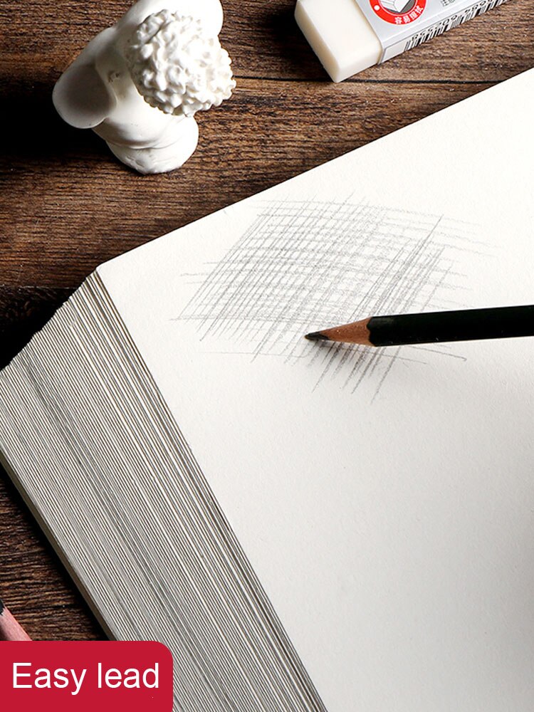 60 Sheets Sketch Paper 8K Watercolor Paper Gouache Paper Specific Drawing Paper Art Student Thickened Exam 4K Blank Paper 16K