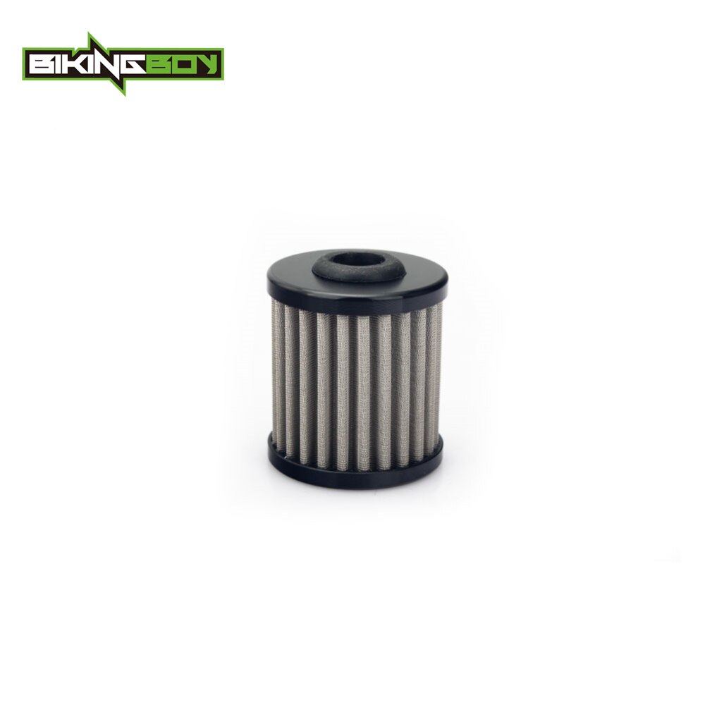 BIKINGBOY For Kawasaki KX250F 04-18 05 06 07 08 09 10 KX450F KXF 250 KX-F 450 Reusable Oil Filter Stainless Steel