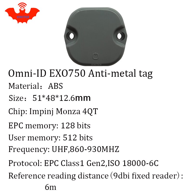 Uhf Rfid Anti Metalen Tag Omni Id Exo M Grandado