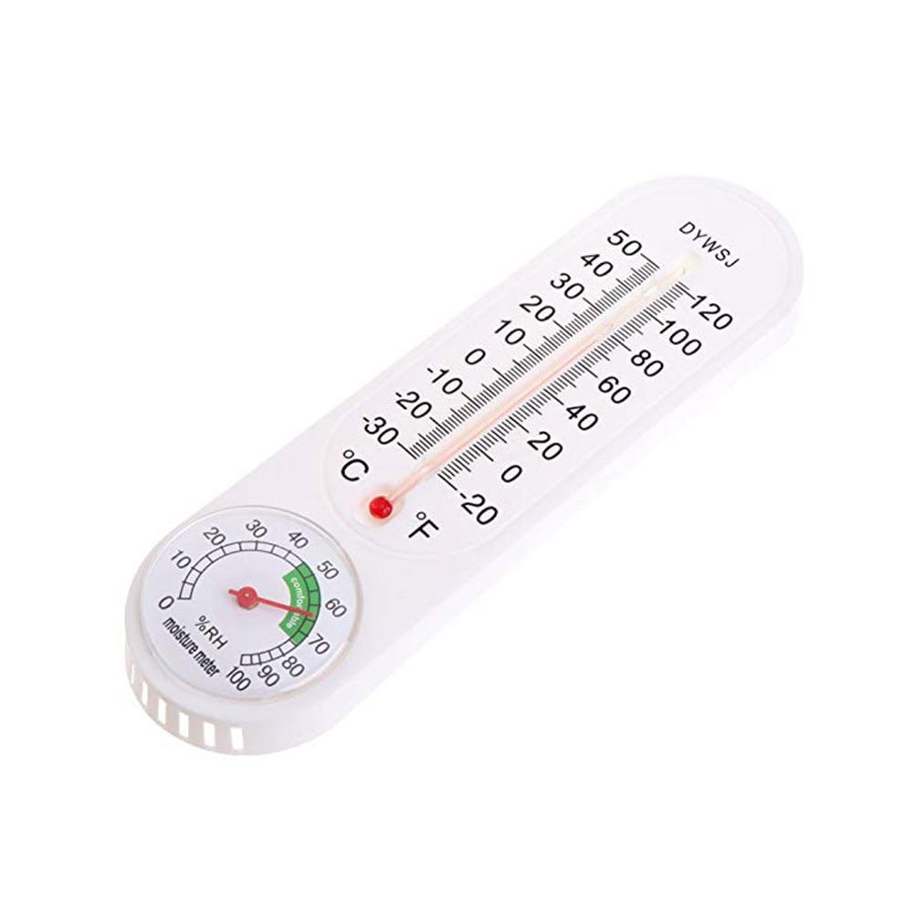 Muur Gehangen Thermometer Hygrometer Temperatuur Voor Indoor Mini Temperatuur Kantoor Sensor Outdoor Tuin C6Y8