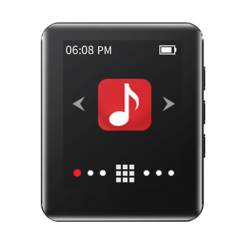 Nuovo arrivo mini Touch screen originale Bluetooth lettore MP3 altoparlante incorporato supporto FM, registrazione, E-Book,video, orologio, contapassi