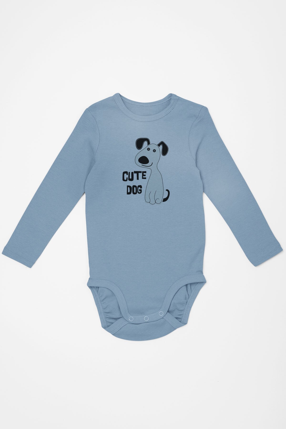 Angemiel Baby Sweet Dog Baby Boy Long-Sleeve The Zibin Blue