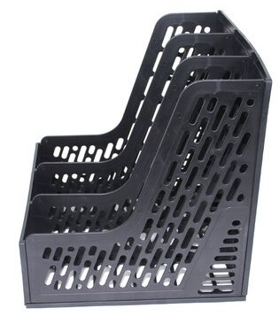 DELI 9845 file holder box file block Supplies stationery 4 file holder a4 hanaper box data rack desktop storage shelves