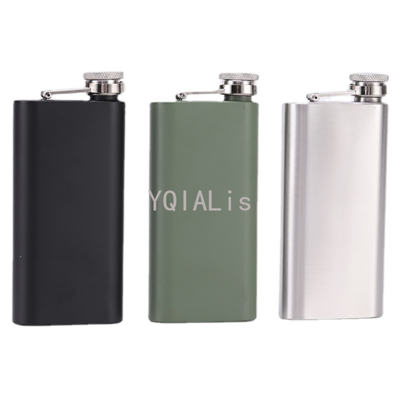 100-150ml Simple Stainless Steel Hip Flask Portable Mini Whiskey Vodka Shochu Spirits Bottle Container Wine Pot