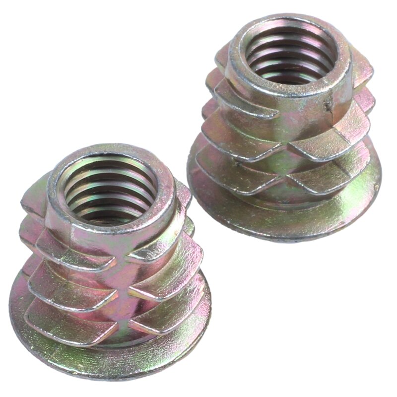 30 stuks  m6 x 10mm zeskant inbusschroef met draadinzetmoer voor hout