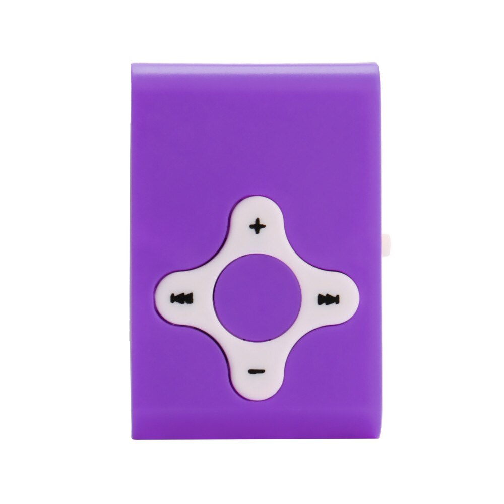 Mini Clip USB MP3 Player Support Micro SD TF Card Music Media: E